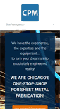 Mobile Screenshot of chicagoprecisionmanufacturing.com